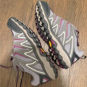 Eddie Bauer Gray and Pink Athletic Shoes